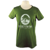 Stay Close to Your Roots design on Men's Slim Fit Organic t-shirt in Moss