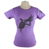 Turtles Embrace design on Women's Soft Relaxed Fit t-shirt in Lavender