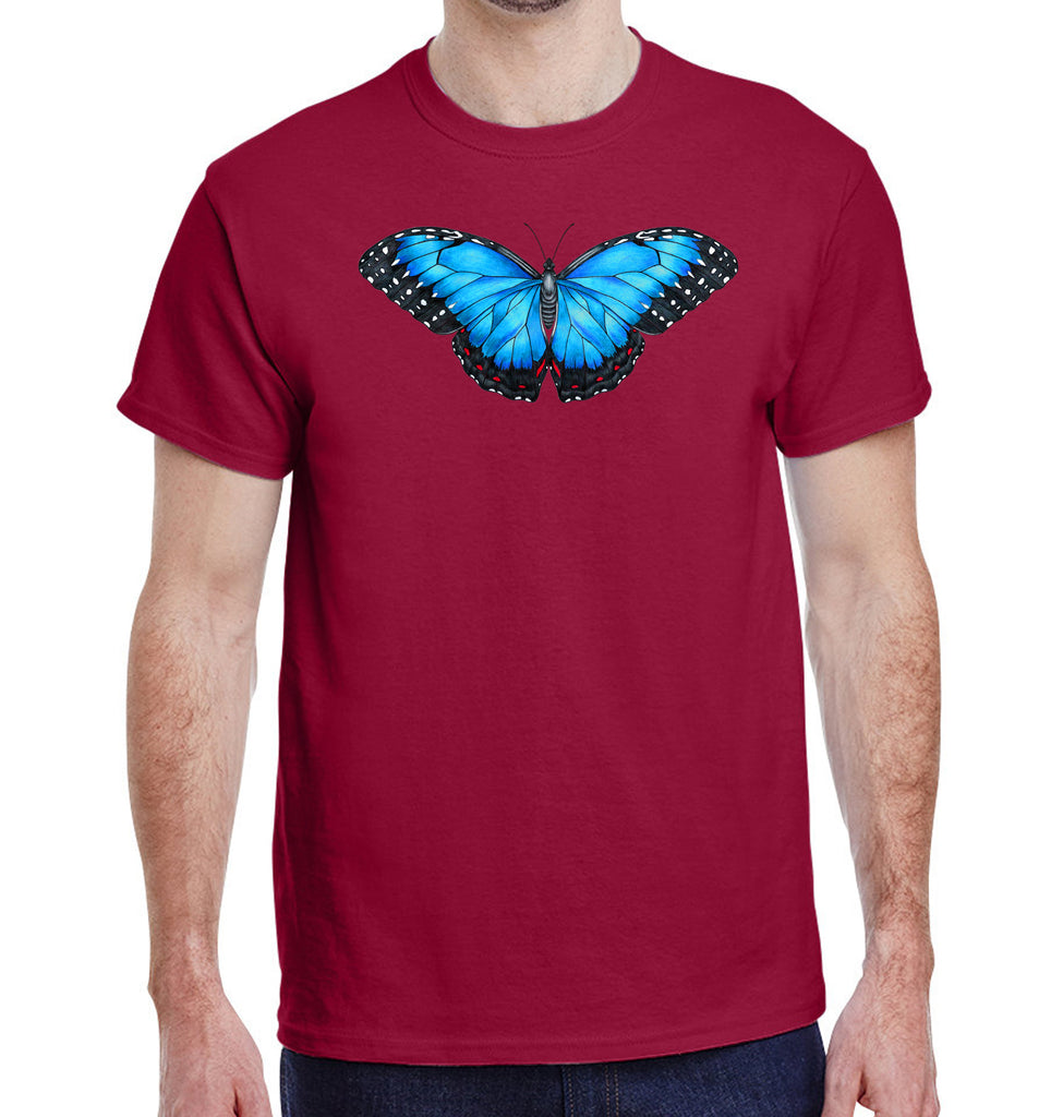 【CPGN STUDIO】23SS★ Blue Butterfly Short Sleeve Tee Amazon.com : Butterfly Standard Short Sleeve, Breathable