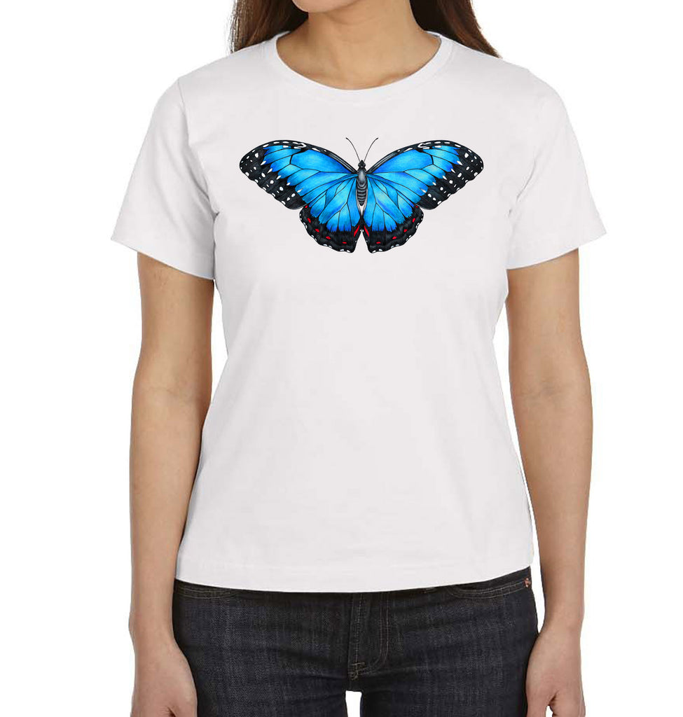 Butterfly t shirt shop for ladies