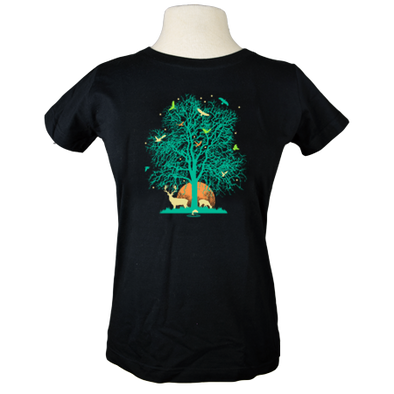Tree of Life Women's T-Shirt in Black