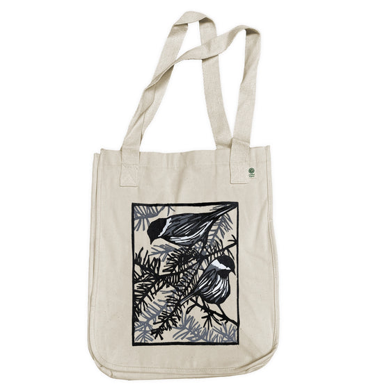 Chickadees Tote Bag