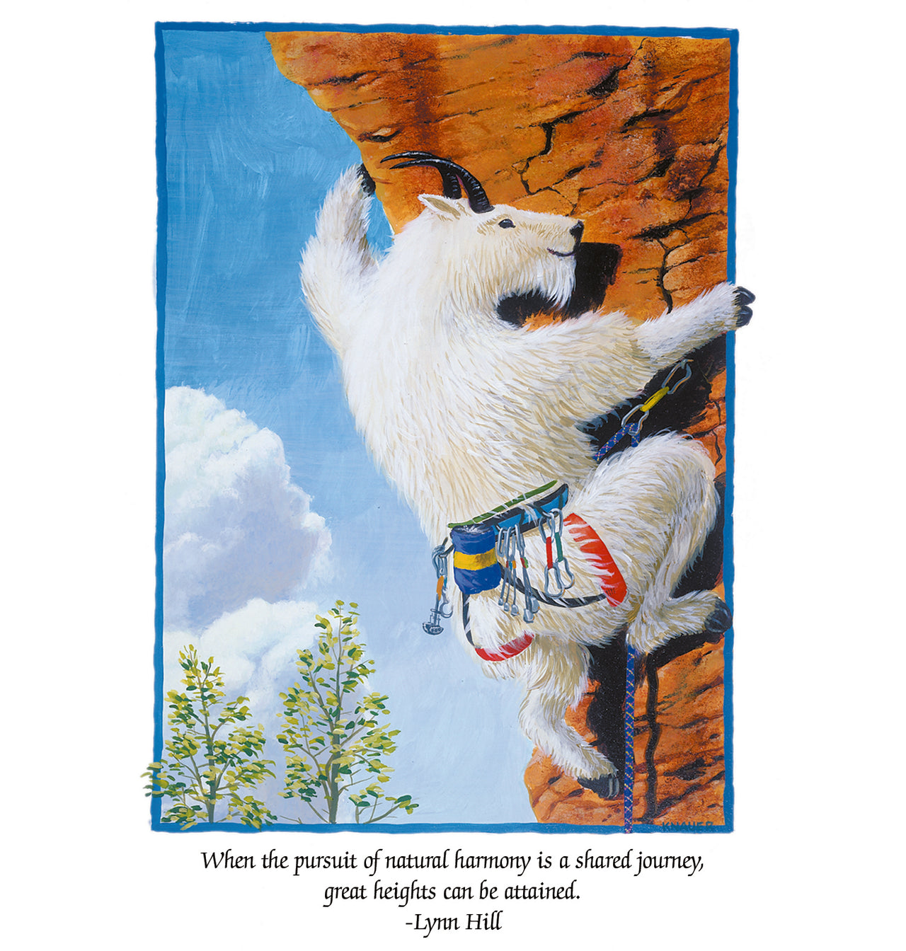 Climbing Goat - Access Fund Collaboration