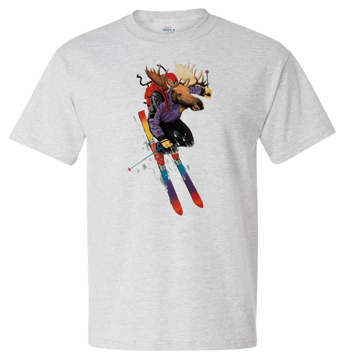 Skiing Moose