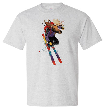 Skiing Moose