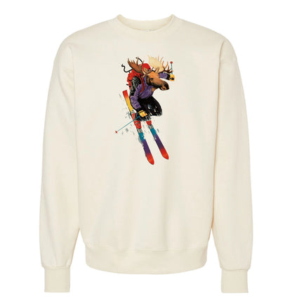 Skiing Moose