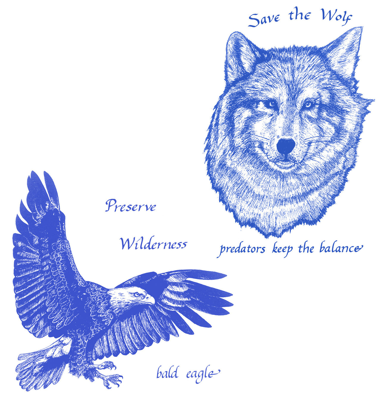 Wolf and Eagle