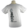 Cairn Yoga Nature Rock Stacking T Shirt Balance in Heavyweight Sport Grey