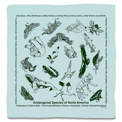 Endangered Species of North America Bandana