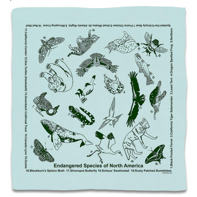 Endangered Species of North America Bandana