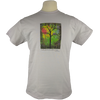Sunshine design on Men's Heavyweight t-shirt in Ice Grey