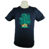 Tree of Life Heavyweight T-Shirt in Navy Blue