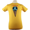 I Scream design on Men's Slim Fit Organic t-shirt in Gold