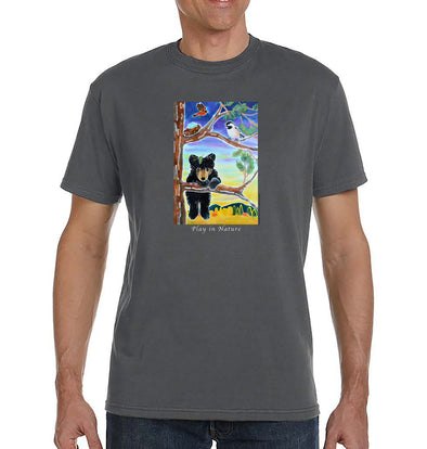 Black Bear Cub Play in Nature T Shirt by Harriet Peck Taylor