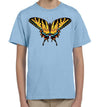 Tiger Swallowtail Butterfly Light Blue Kids Youth Nature T Shirt