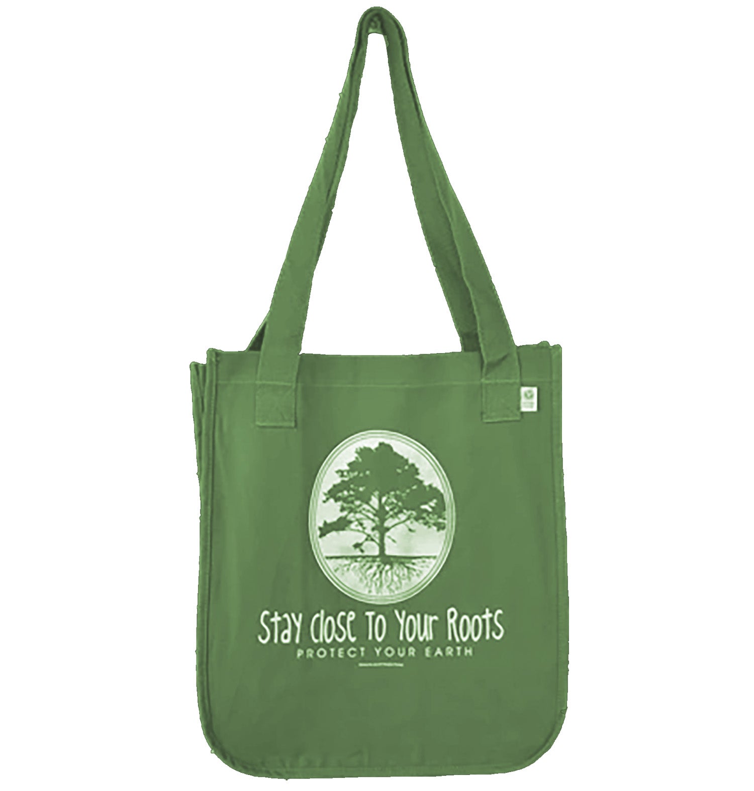 Stay Close to Your Roots Totebag Jim Morris Environmental T Shirt Co