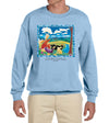 Cloud Watching Vintage Heavyweight Sweatshirt Light Blue