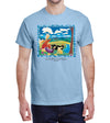 Cloud Watching Unisex T-Shirt Light Blue