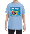 Cloud Watching Youth T-Shirt Light Blue