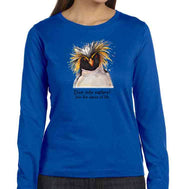 Dive Into Nature Penguin Women's Long Sleeve in Royal Blue