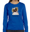 Dive Into Nature Penguin Women's Long Sleeve in Royal Blue