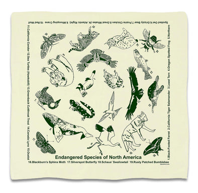 Endangered Species of North America Bandana