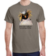 Dive Into Nature Penguin Heavyweight T-Shirt in Tan Brown