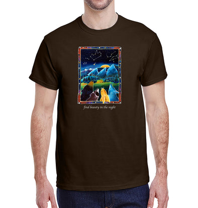 Stargazing Heavyweight T-Shirt in Chocolate Brown